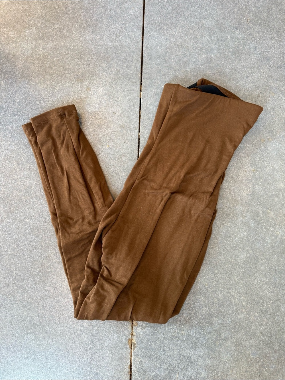 Bumpsuit Maternity Brown Women's Stretch Ponte Leggings